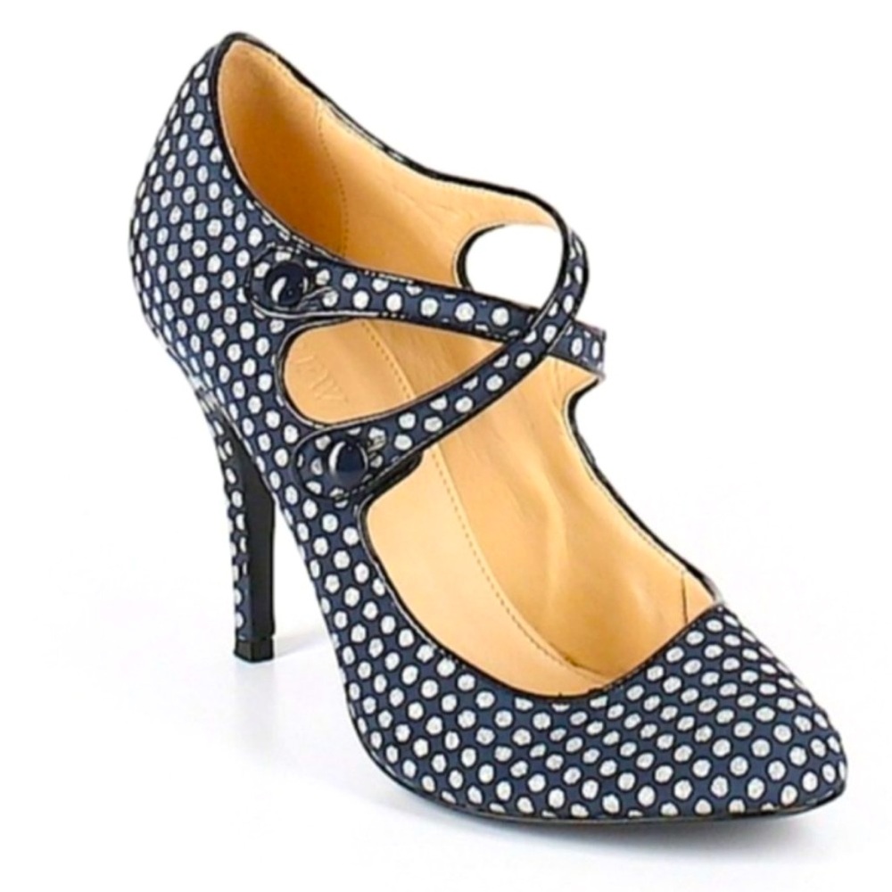 J. Crew Mona dotted Mary Jane's